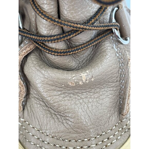 Sorel Manitou Womens Winter Boots Size 6 Tan & Black‎ Shearling Lined Waterproof - Picture 7 of 12